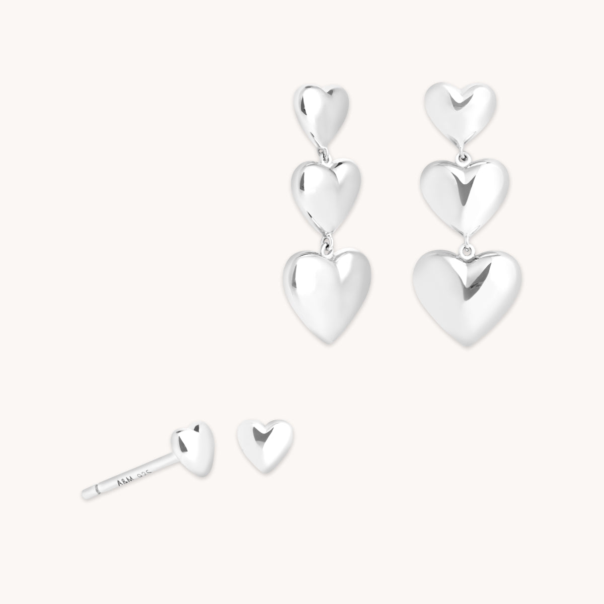 Bold Zodiacs & Zodiac Gift Sets - Bold Love Gift Set in Silver - Stacking Sets - Astrid & Miyu