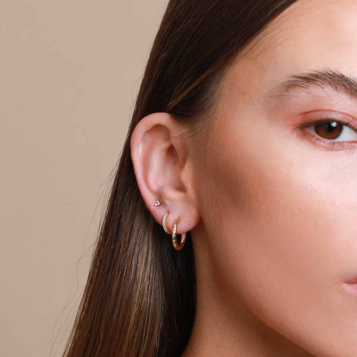 Jewelled Hoop in Gold-Astrid & Miyu