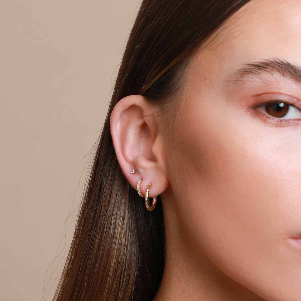 Jewelled Hoop in Gold-Astrid & Miyu