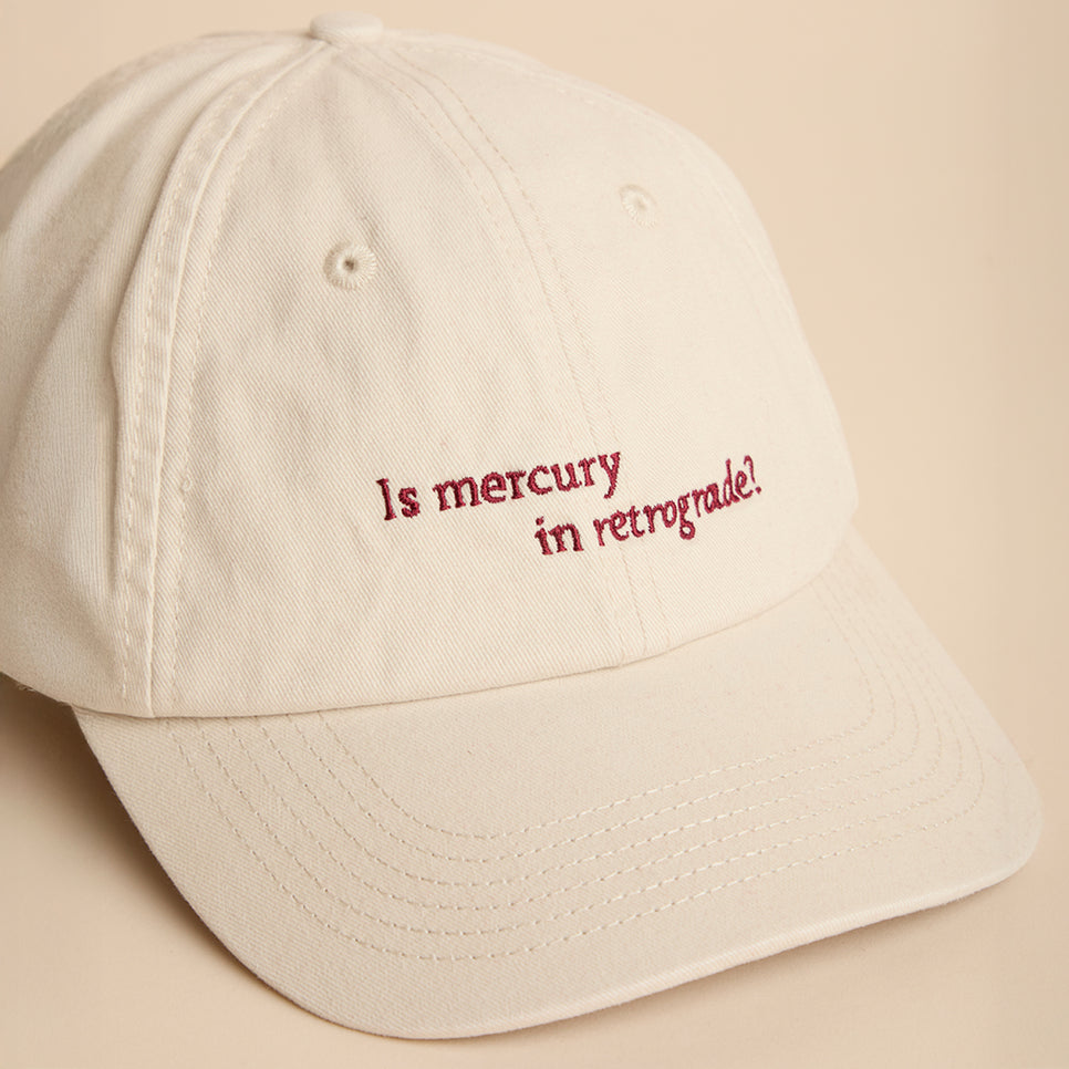 Mercury in Retrograde Cap in Pearl Blush-Astrid & Miyu