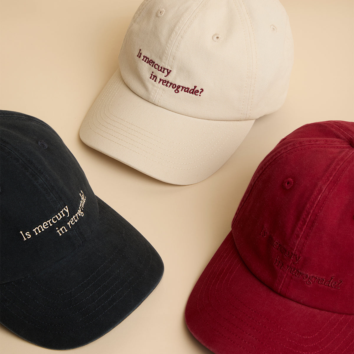 Mercury in Retrograde Cap in Red-Astrid & Miyu