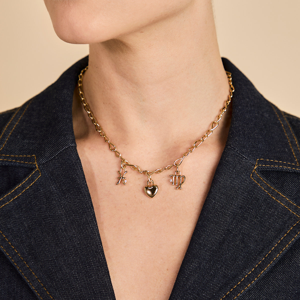 18k Gold Plated Jewellery - Scorpio Zodiac Talisman Charm in Gold - Talisman Charm - Astrid & Miyu