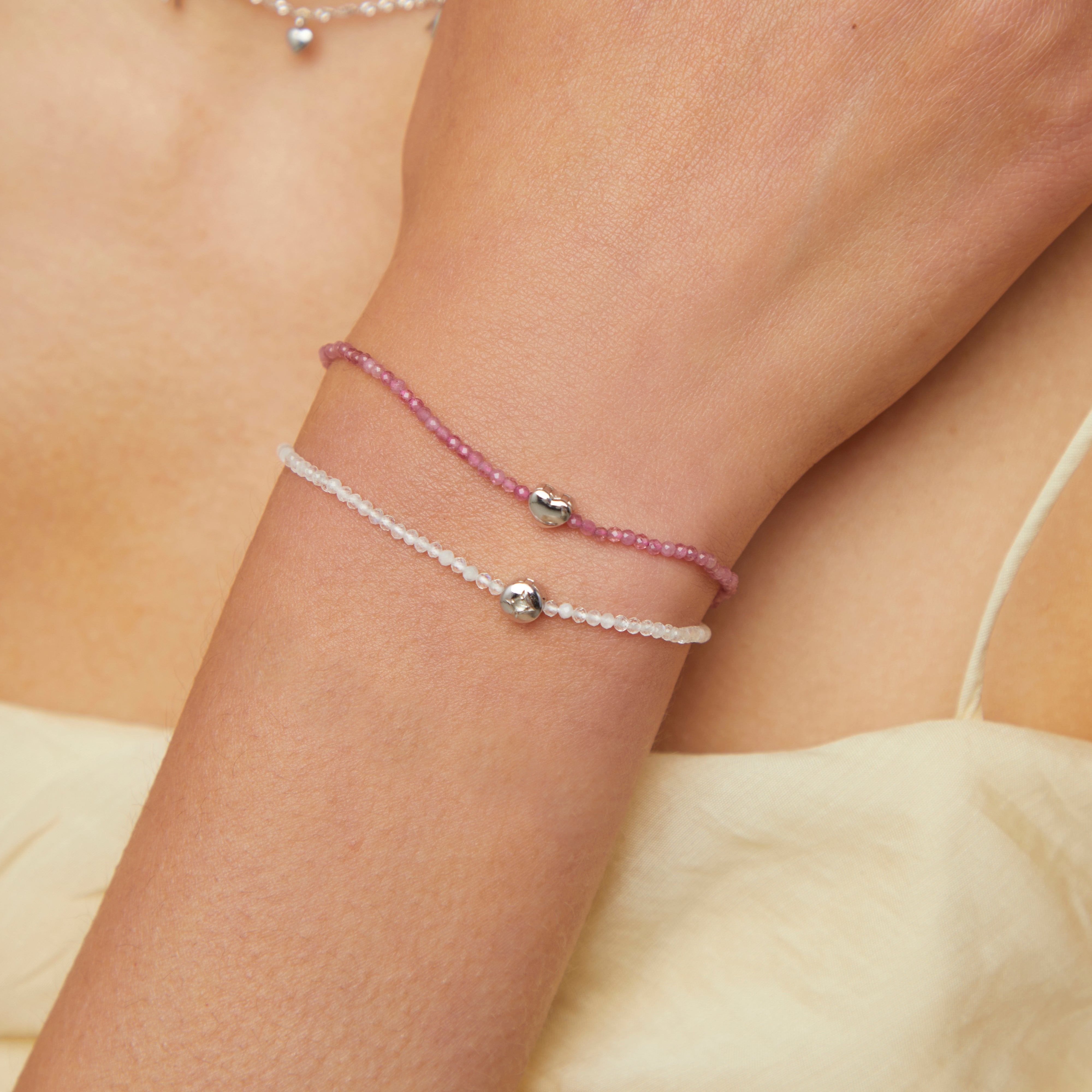 A&M Junior Collection - Heart Click Charm in 9k White Gold - Click Charm - Astrid & Miyu