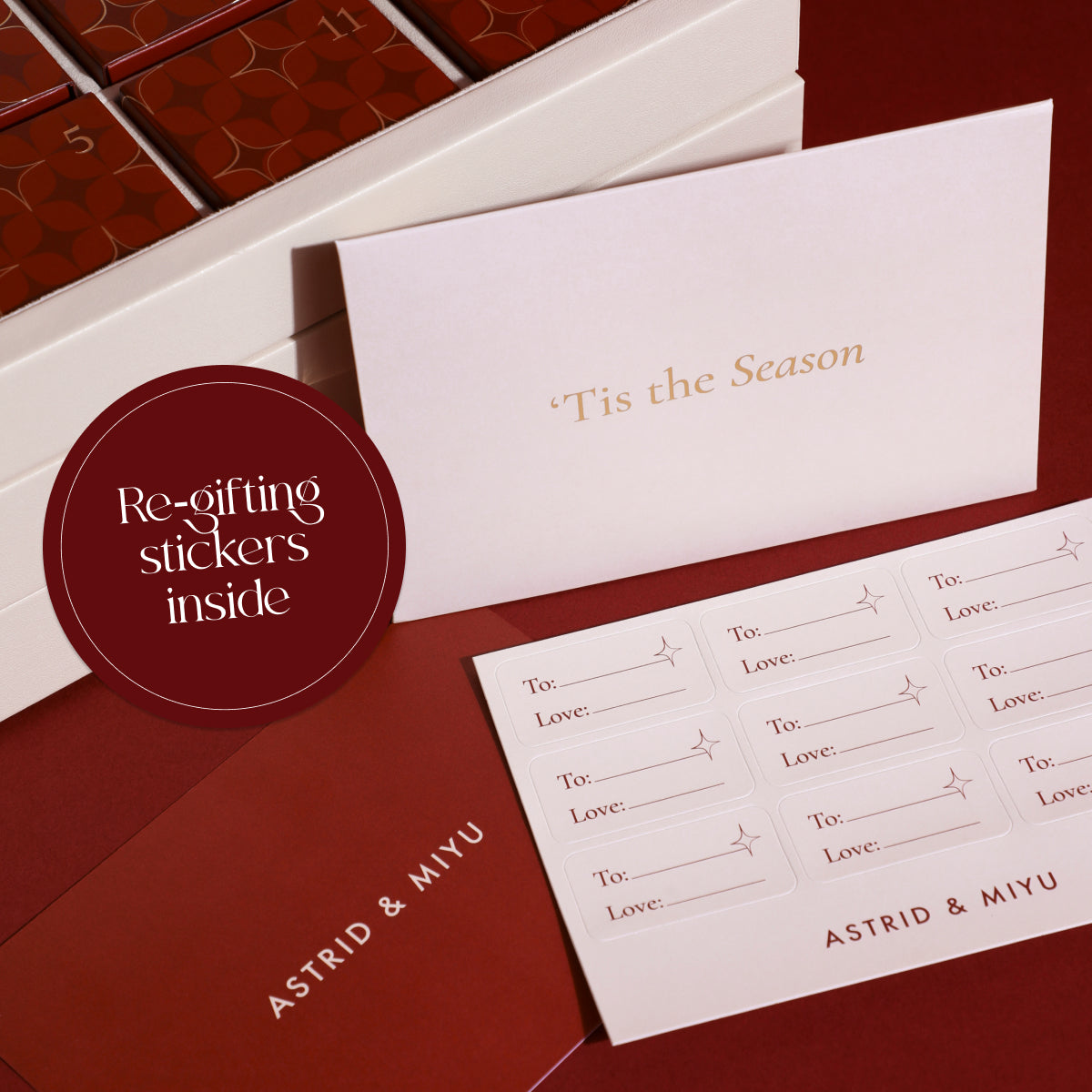 24 Day Advent Calendar in Gold-Astrid & Miyu