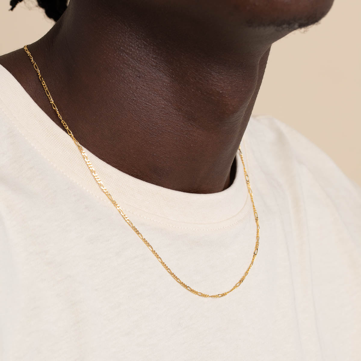 Gold Necklaces - Soho Story Chain Necklace in Solid Gold - Bespoke - Astrid & Miyu
