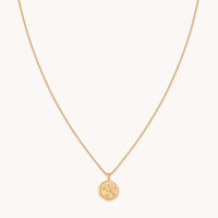 Taurus Zodiac Pendant Necklace in Gold