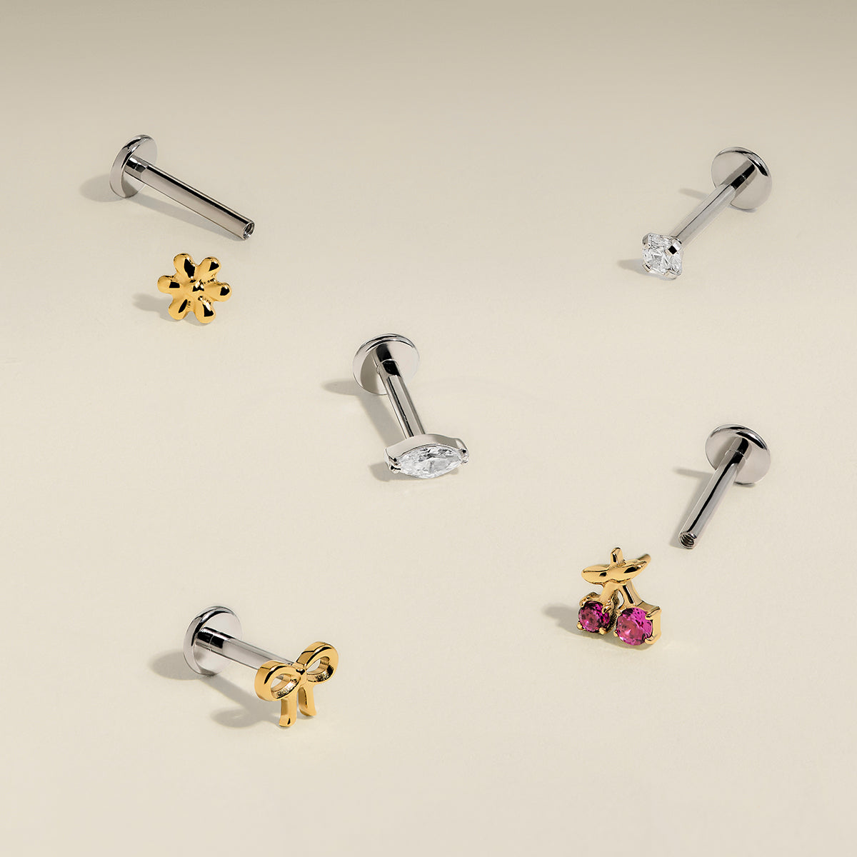 Piercing Post in Titanium-Astrid & Miyu