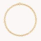 Molten Link Chain Necklace in Gold-Astrid & Miyu