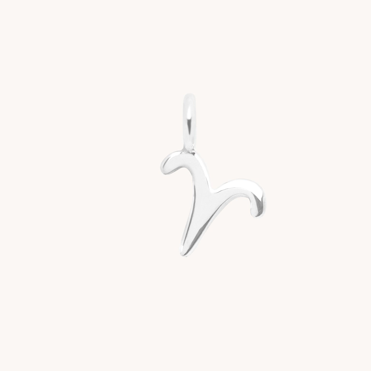 Aries Jewellery - Aries Zodiac Charm 9k White Gold - Welding Charm - Astrid & Miyu