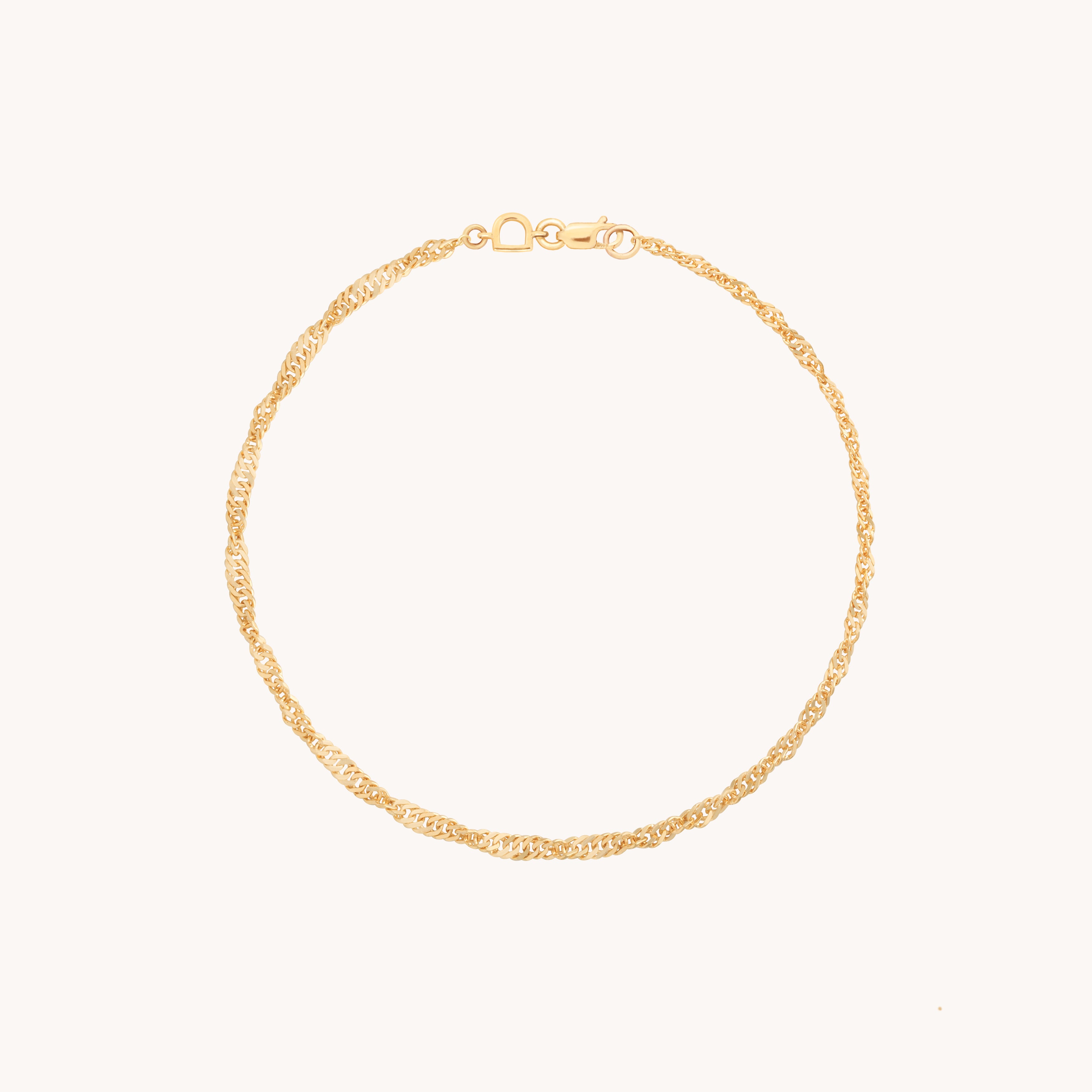 Bold Astrid Story Chain Bracelet in Solid Gold-Astrid & Miyu