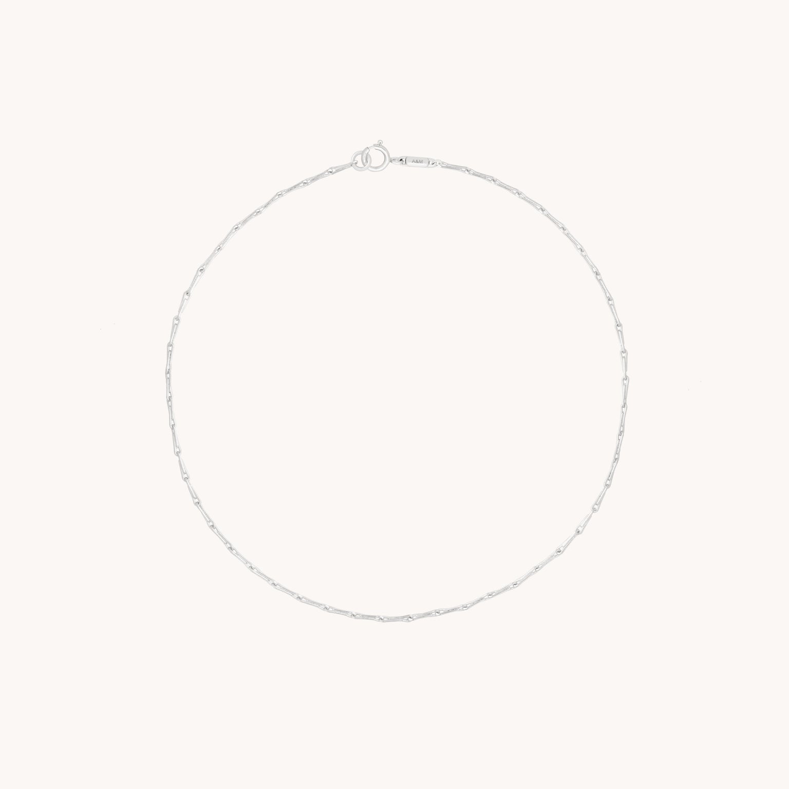 Marylebone Story Chain Bracelet in Solid White Gold-Astrid & Miyu