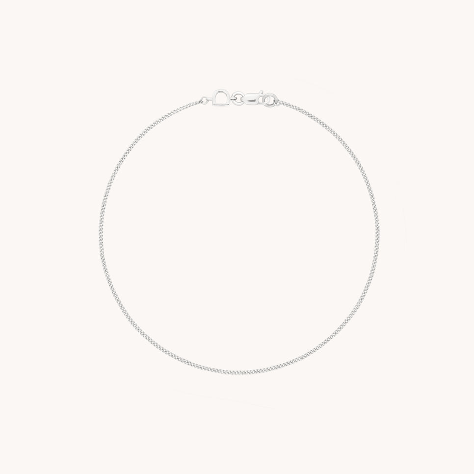 Miyu Story Chain Bracelet in Solid White Gold-Astrid & Miyu