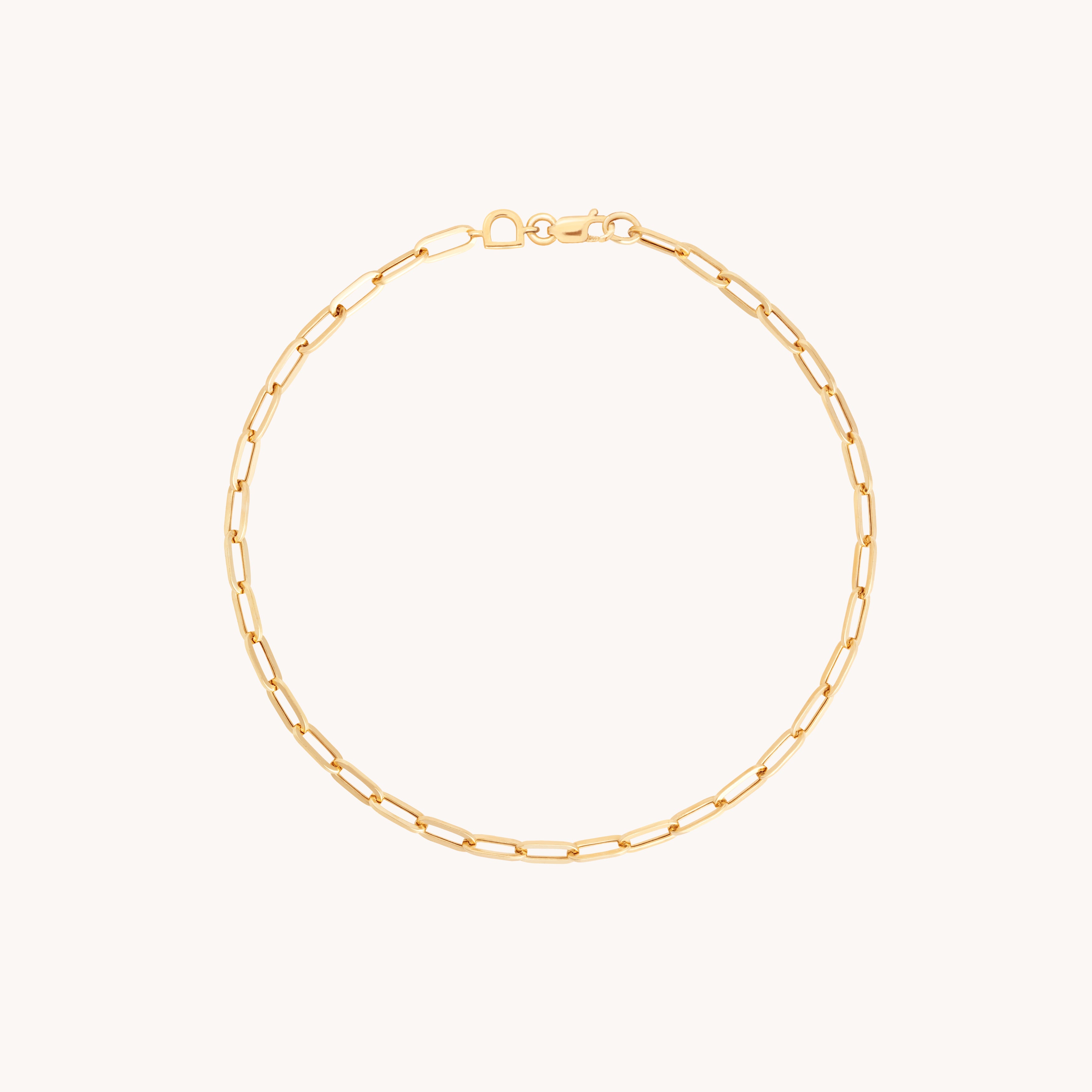 Piccadilly Story Chain Bracelet in Solid Gold-Astrid & Miyu