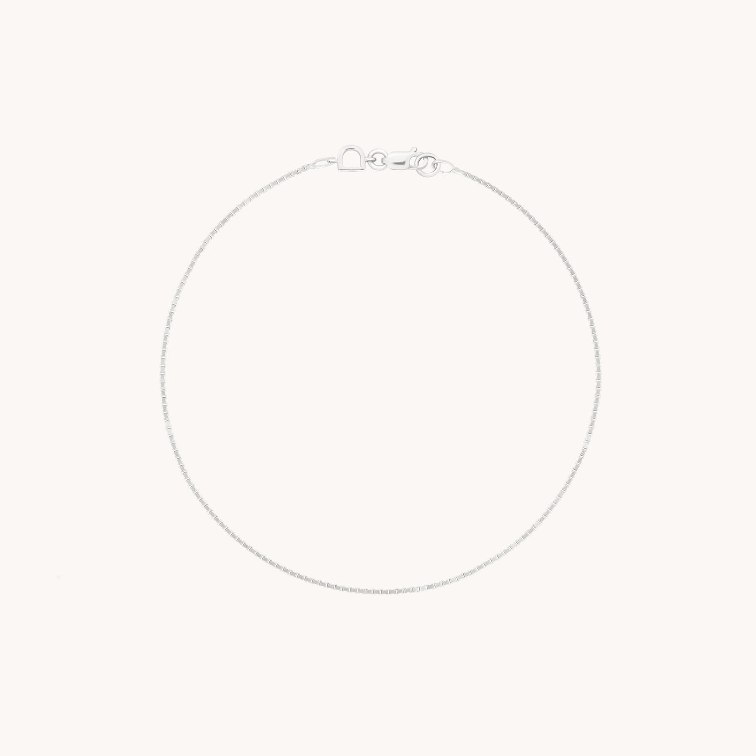 Shoreditch Story Chain Bracelet in Solid White Gold-Astrid & Miyu