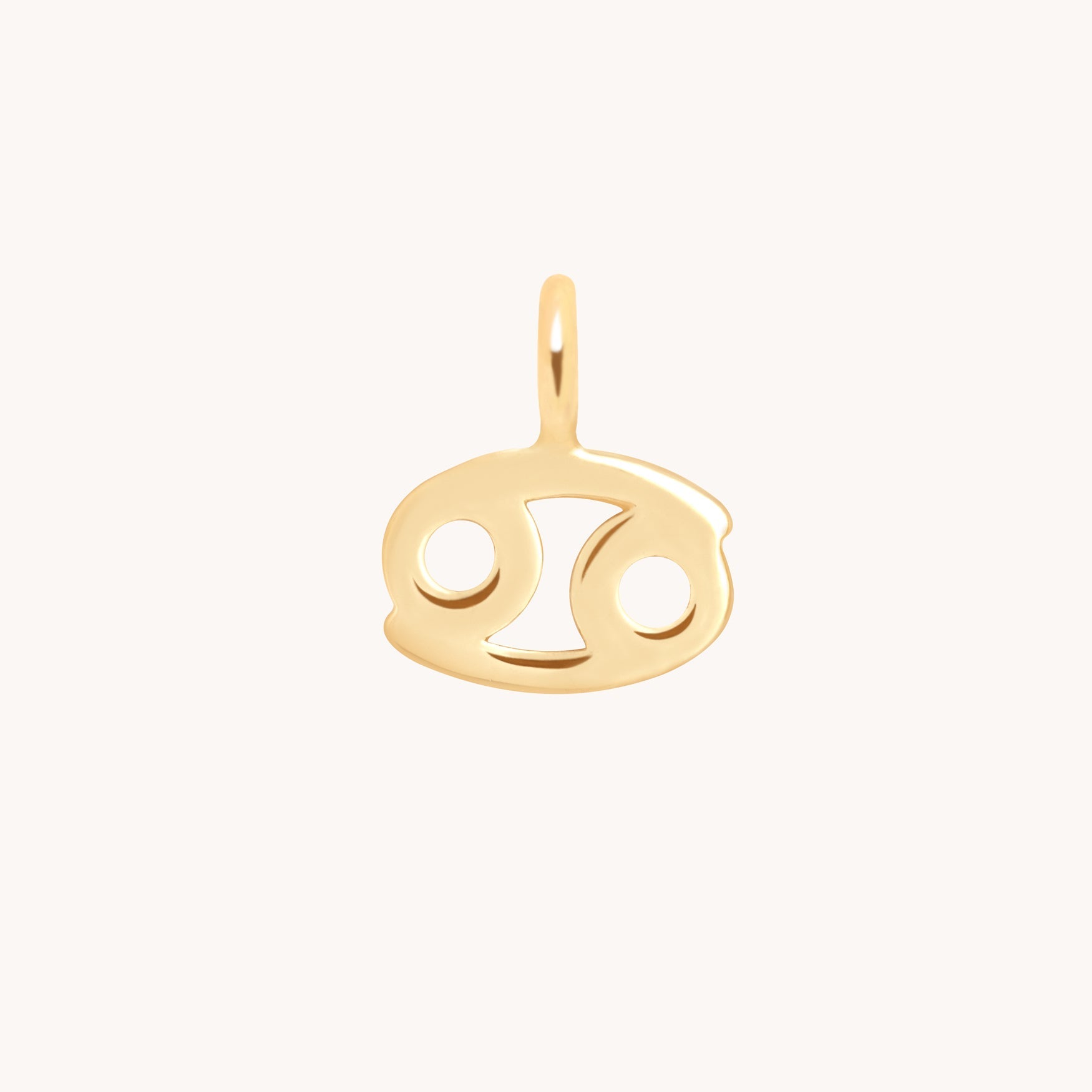 Cancer Jewellery - Cancer Zodiac Charm 9k Gold - Welding Charm - Astrid & Miyu