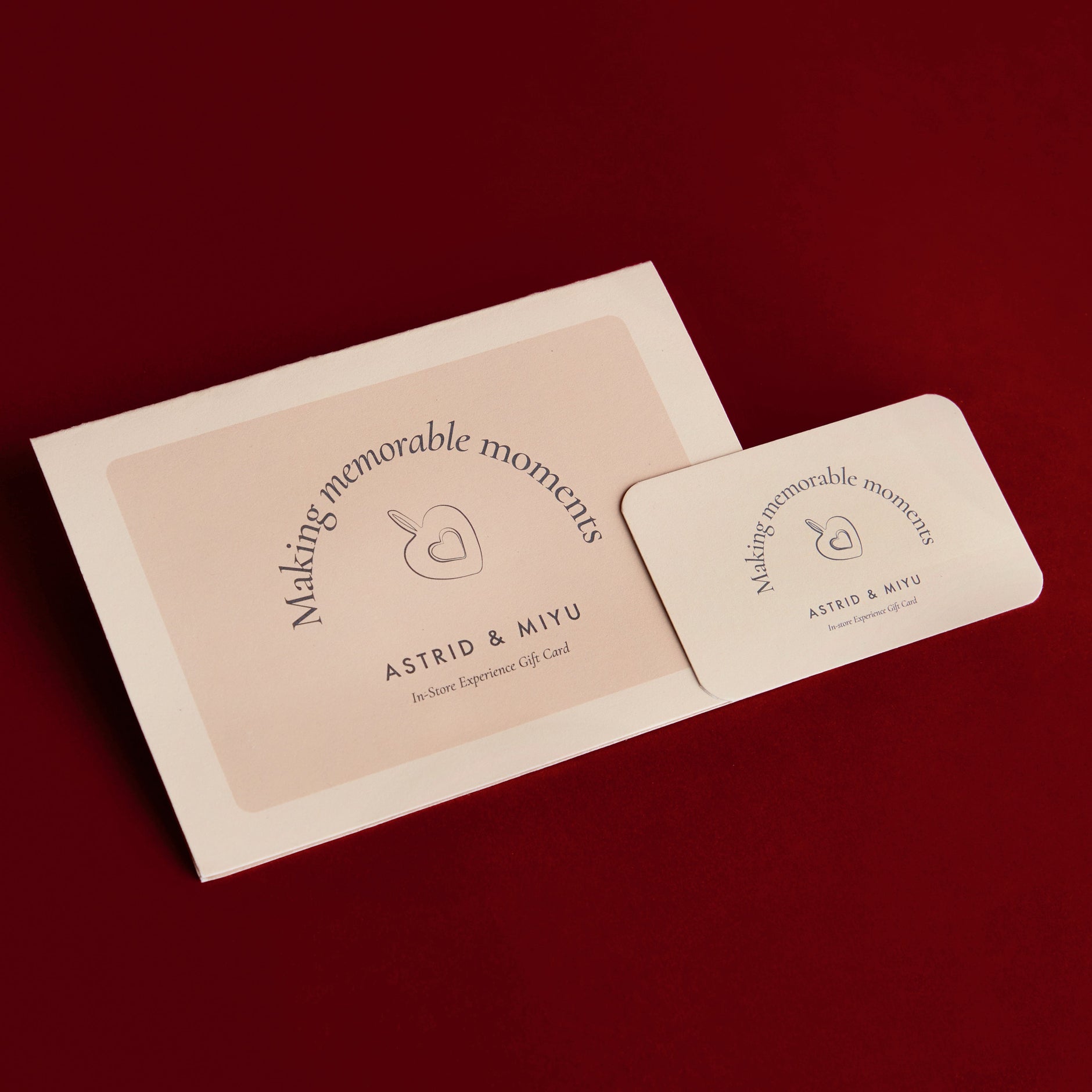 Experience Gift Card - Gift Cards - Astrid & Miyu