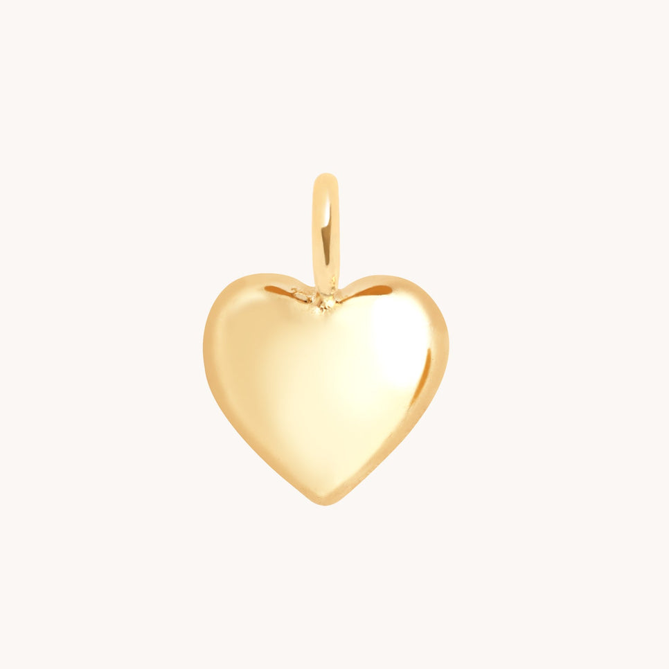 Heart Jewellery - Heart Charm 9k Gold - Welding Charm - Astrid & Miyu