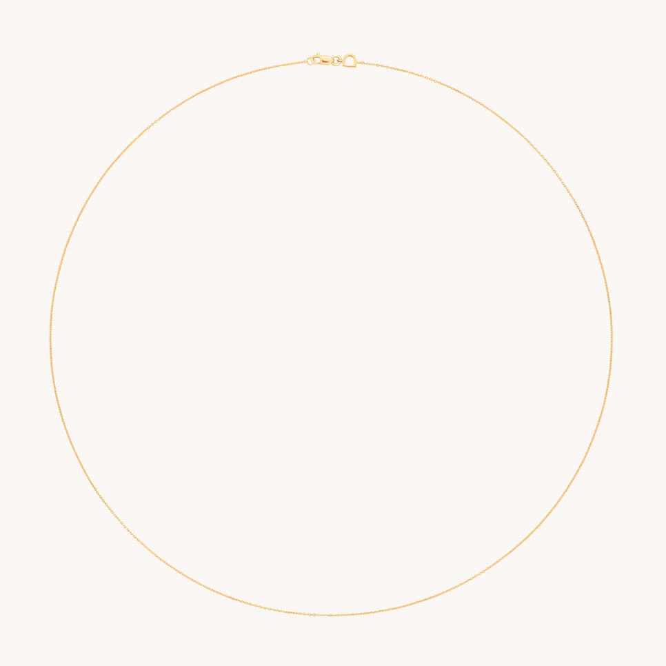 Angel Story Chain Necklace in Solid Gold-Astrid & Miyu