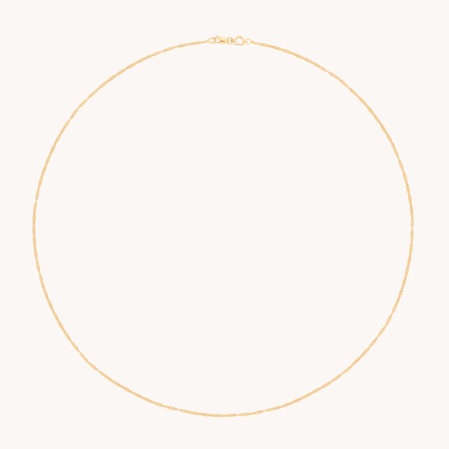 Astrid Story Chain Necklace in Solid Gold-Astrid & Miyu