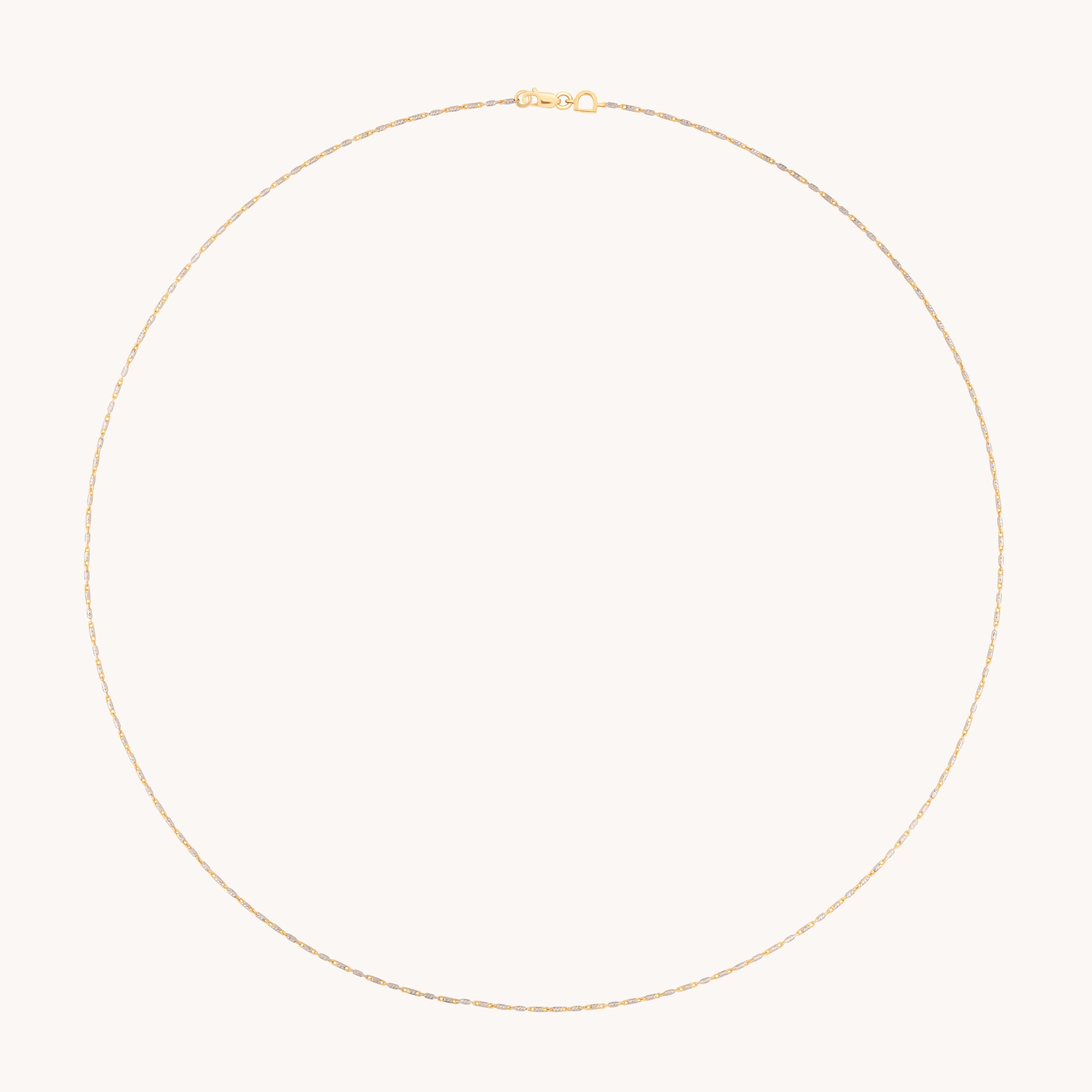 Carnaby Story Chain Necklace in Mixed Metal-Astrid & Miyu