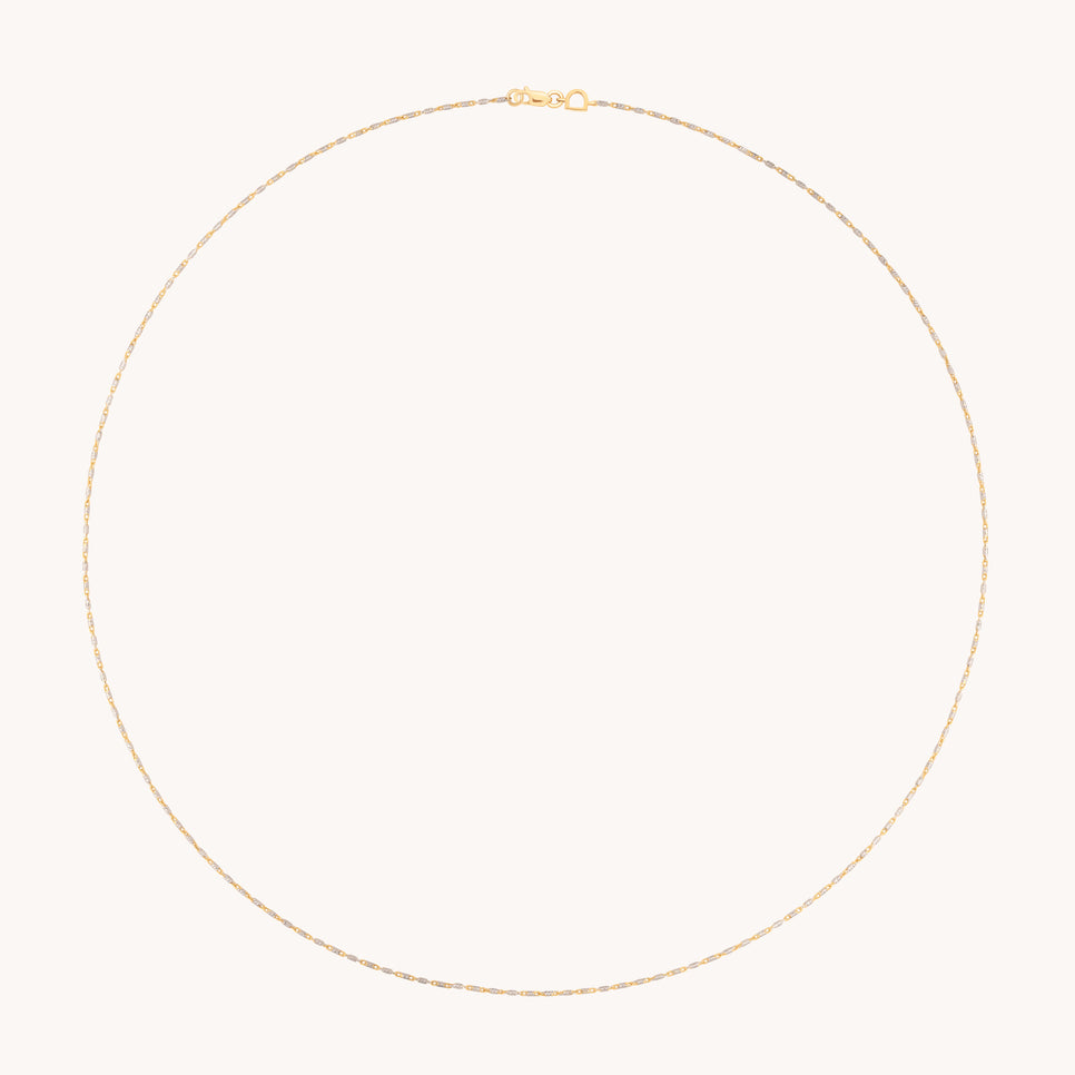 Carnaby Story Chain Necklace in Mixed Metal-Astrid & Miyu