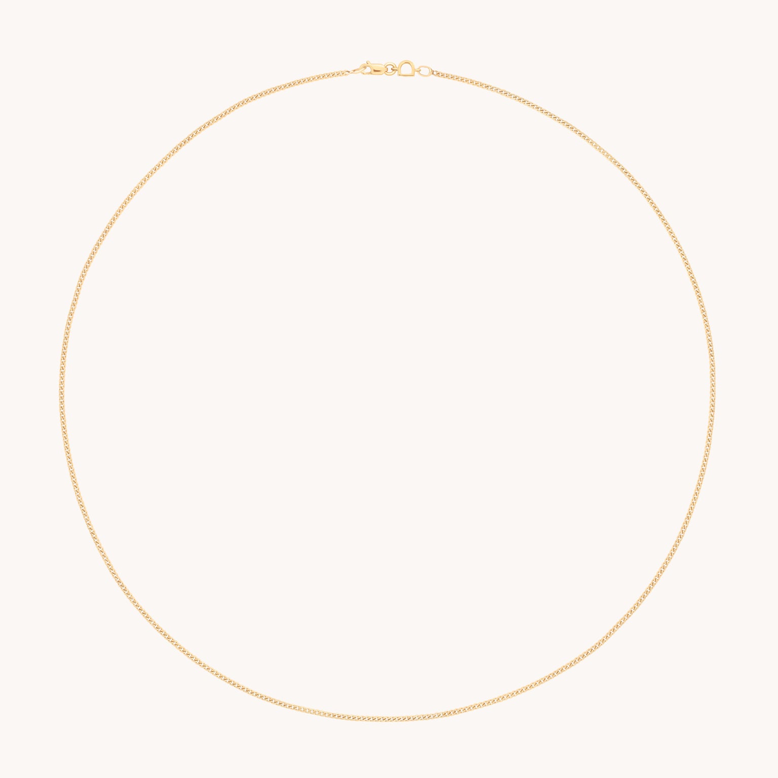 Bold Miyu Story Chain Necklace in Solid Gold-Astrid & Miyu