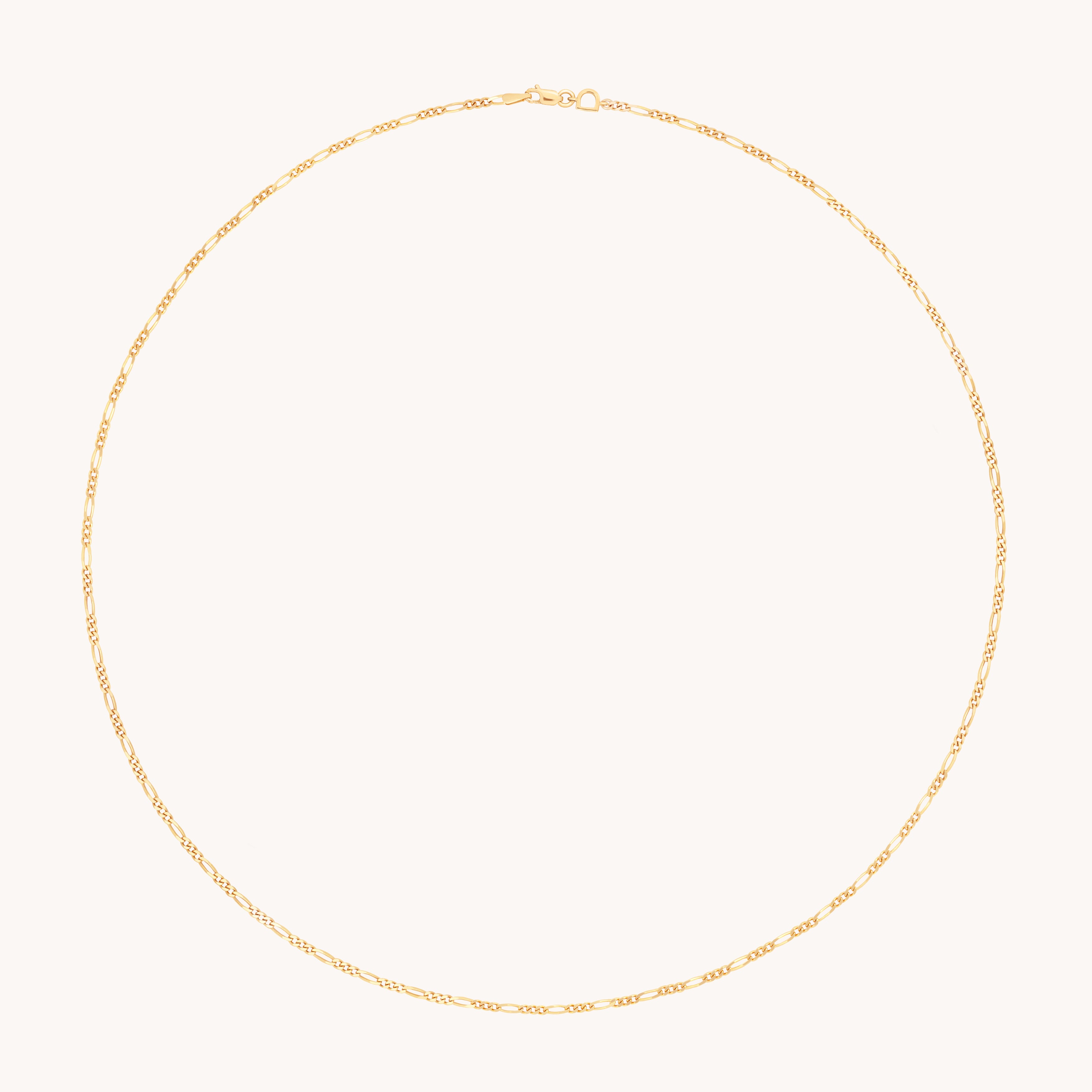 Soho Story Chain Necklace in Solid Gold-Astrid & Miyu