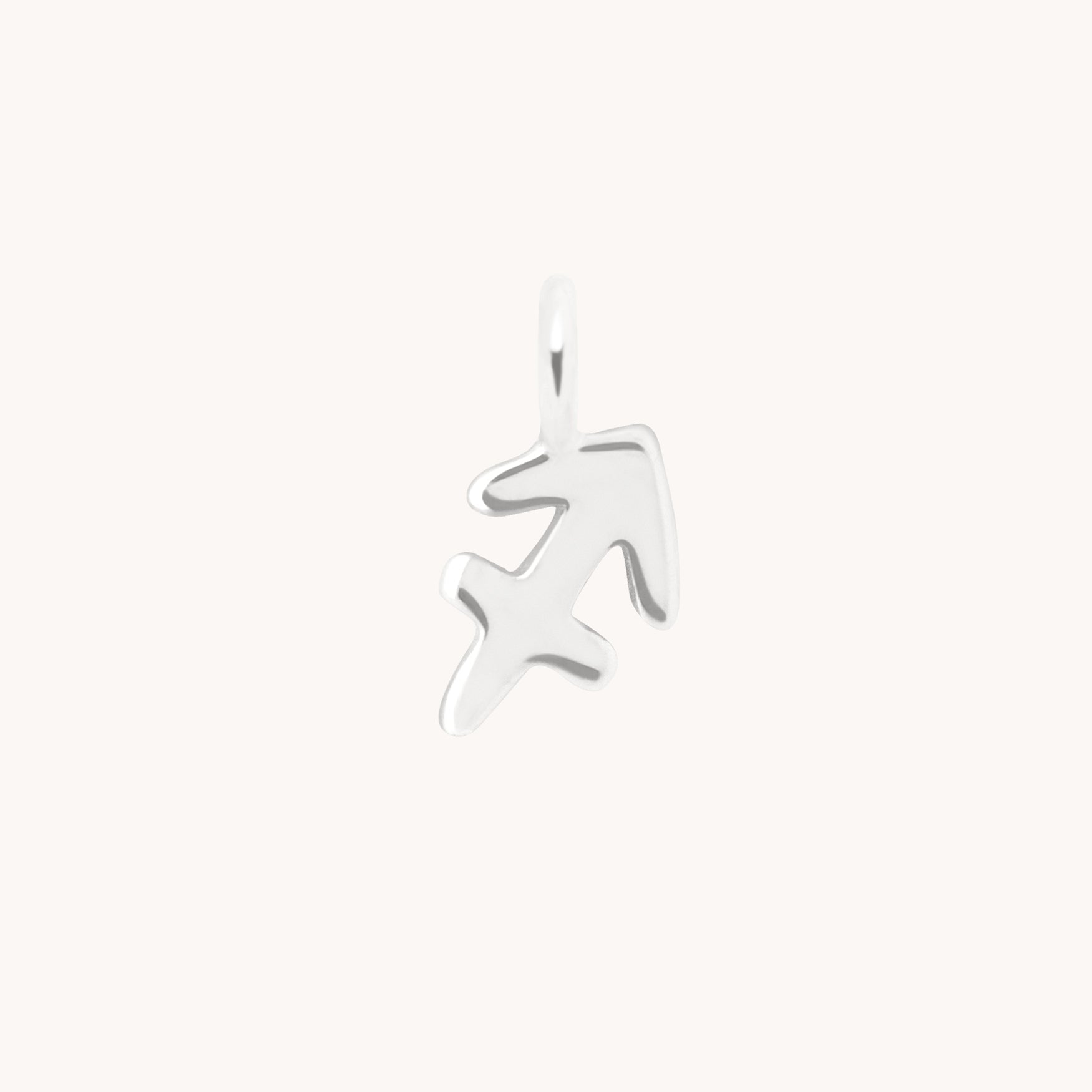 Sagittarius Zodiac Charm 9k White Gold - Welding Charm - Astrid & Miyu