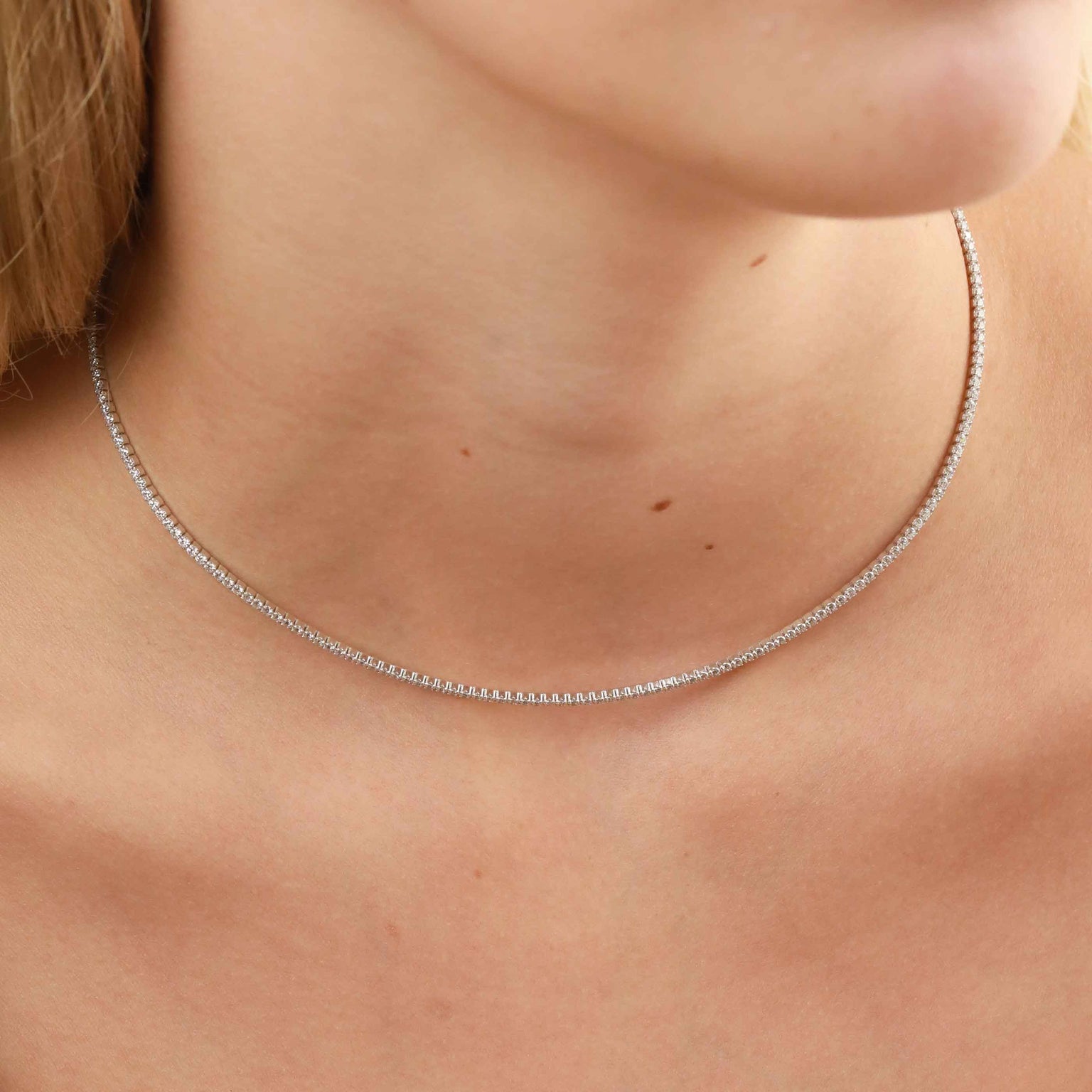 Bold Zodiacs & Zodiac Gift Sets - Tennis Chain Gift Set in Silver - Stacking Sets - Astrid & Miyu