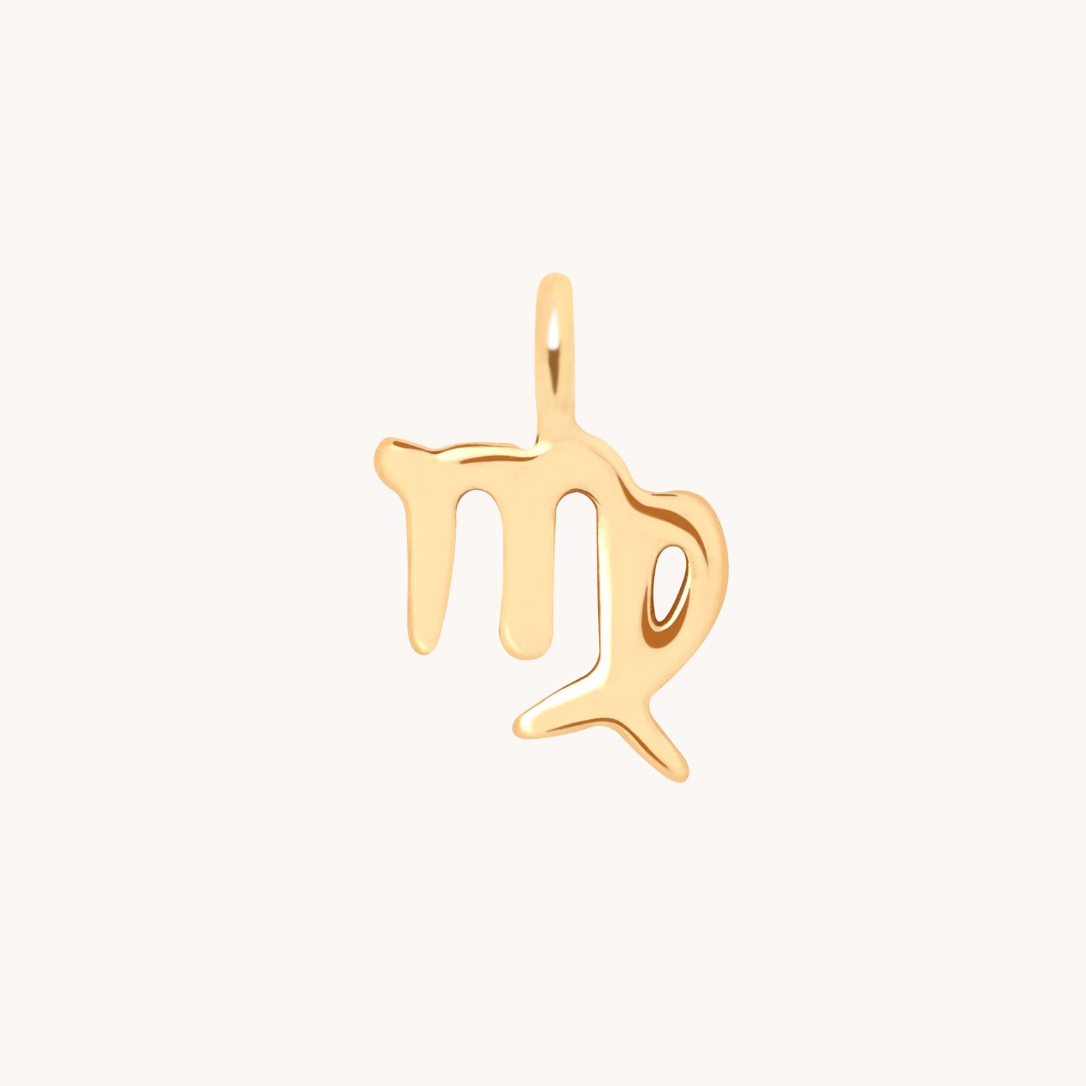 Virgo Zodiac Charm 9k Gold - Welding Charm - Astrid & Miyu