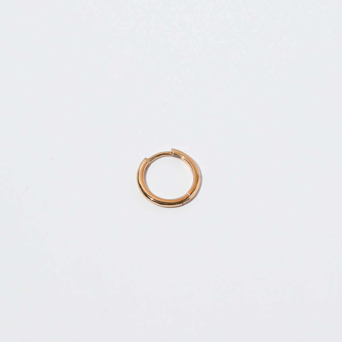 Essential 11.5mm Hoop in Gold flat lay