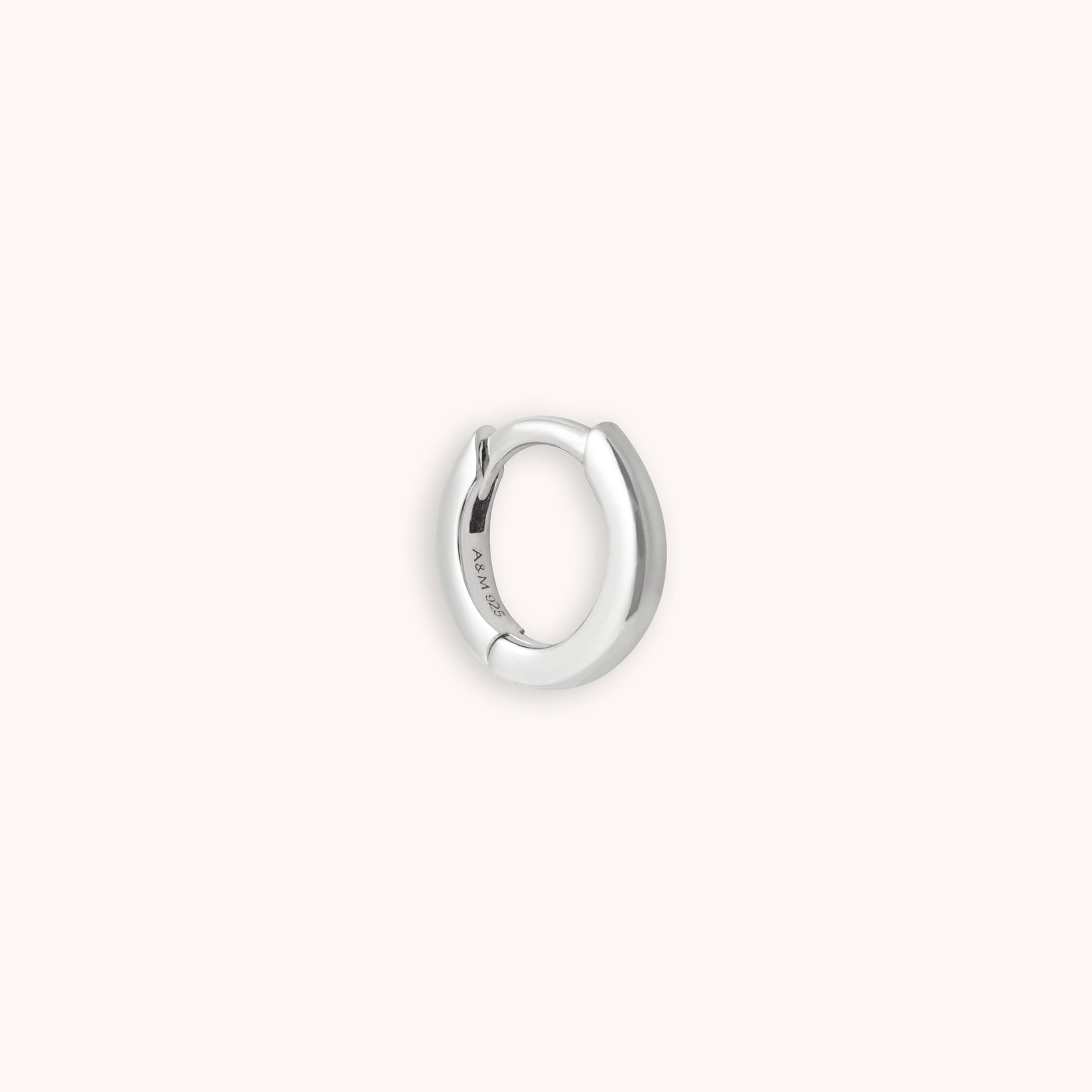 Essential 6.5mm Hoop in Silver