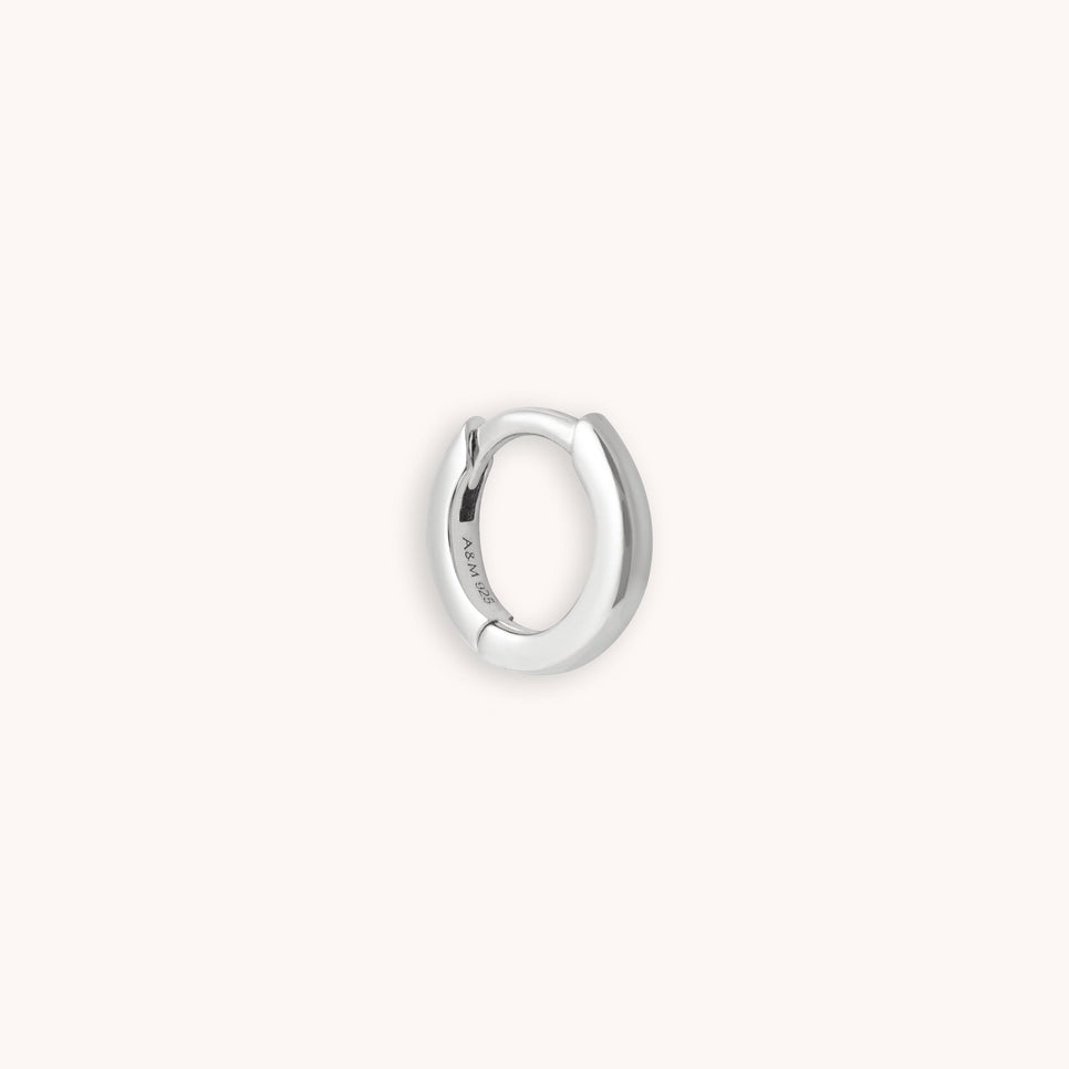 Essential 6.5mm Hoop in Silver