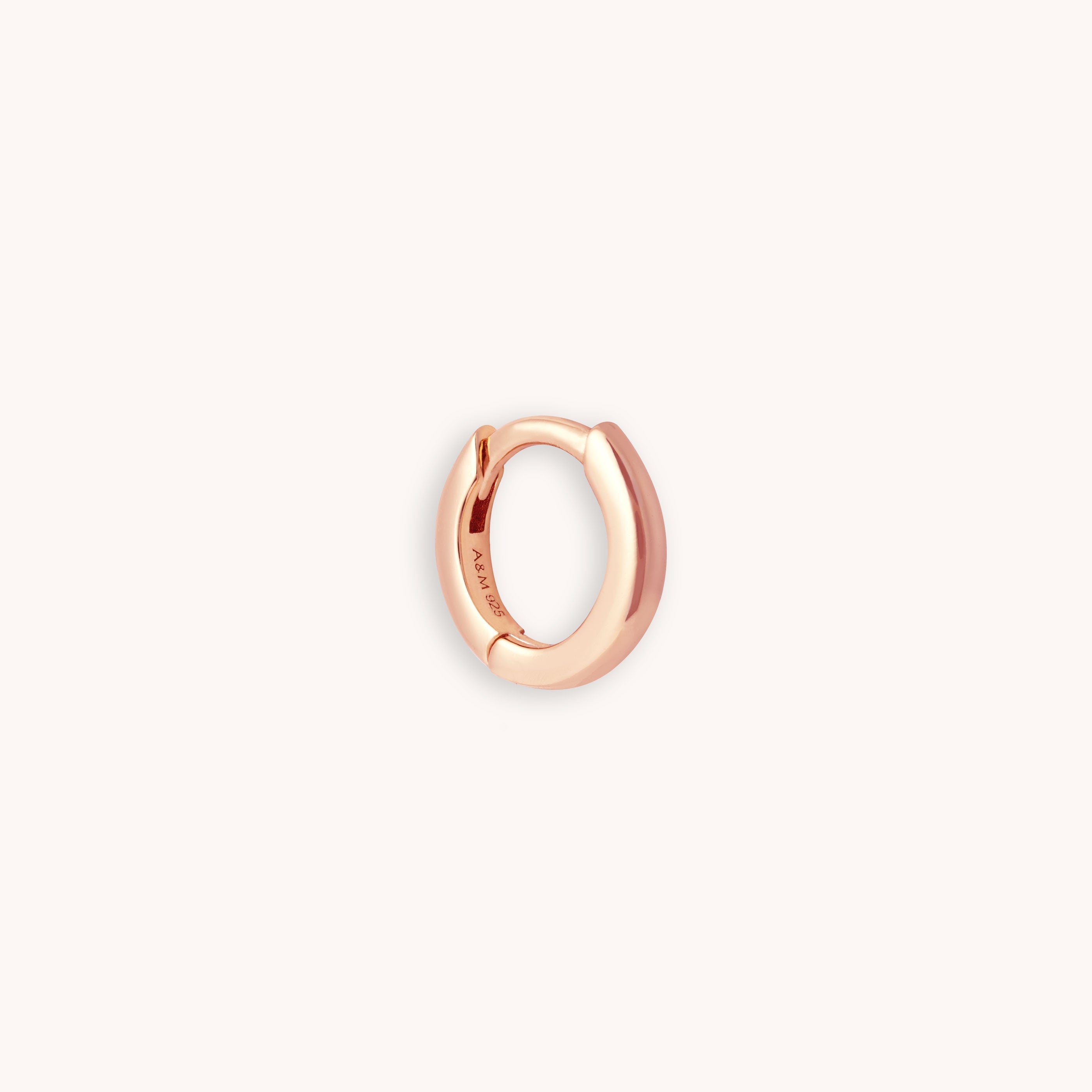 Essential 6.5mm Hoop in Rose Gold