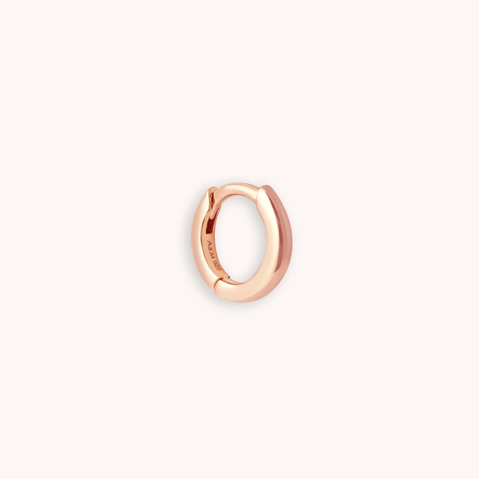 Essential 6.5mm Hoop in Rose Gold