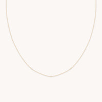 Topaz Charm Necklace in Solid Gold