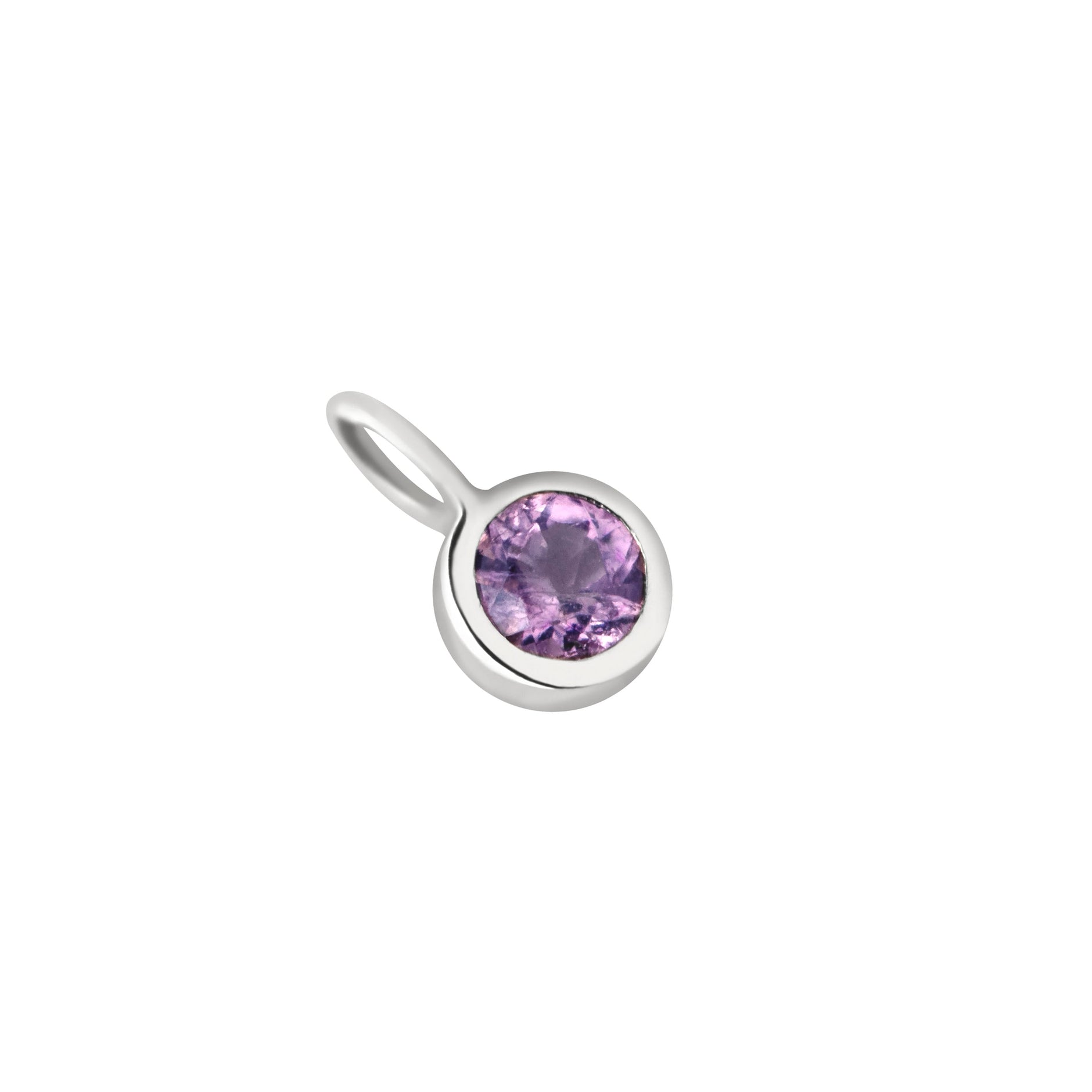 Birthstone Charms - Tanzanite Faith Charm 9k White Gold - Welding Charm - Astrid & Miyu