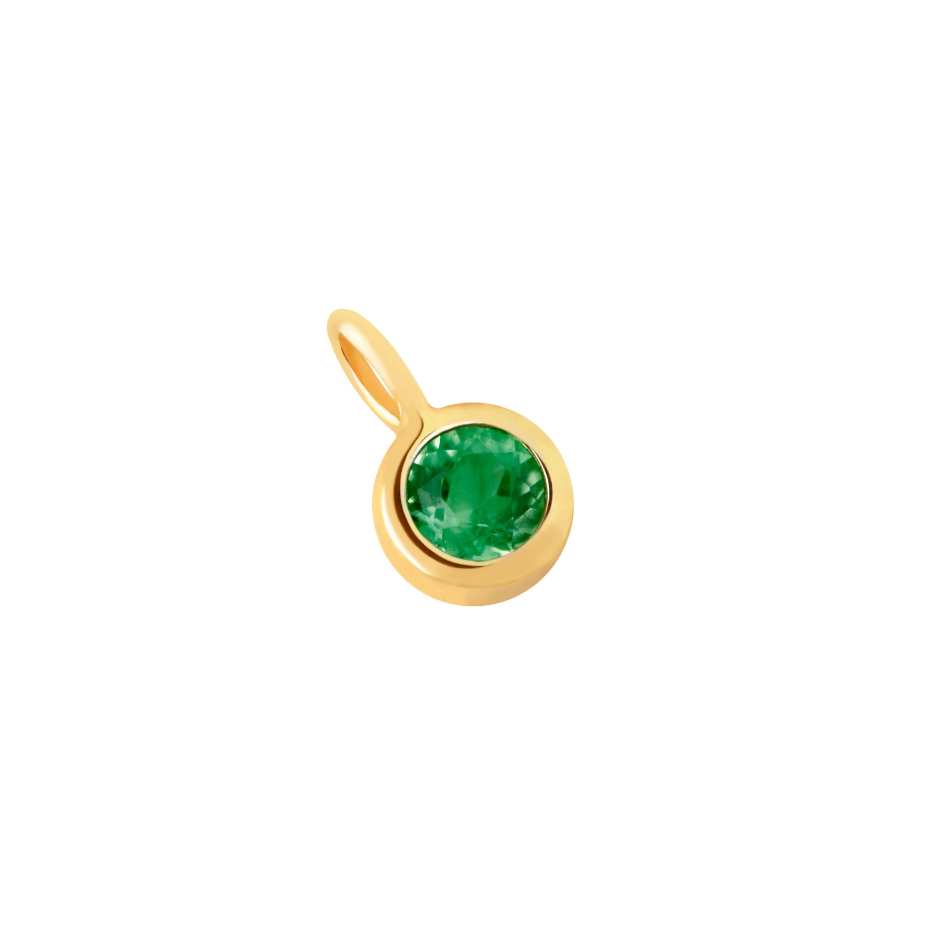 Birthstone Charms - Tsavorite Abundance Charm 9k Gold - Welding Charm - Astrid & Miyu