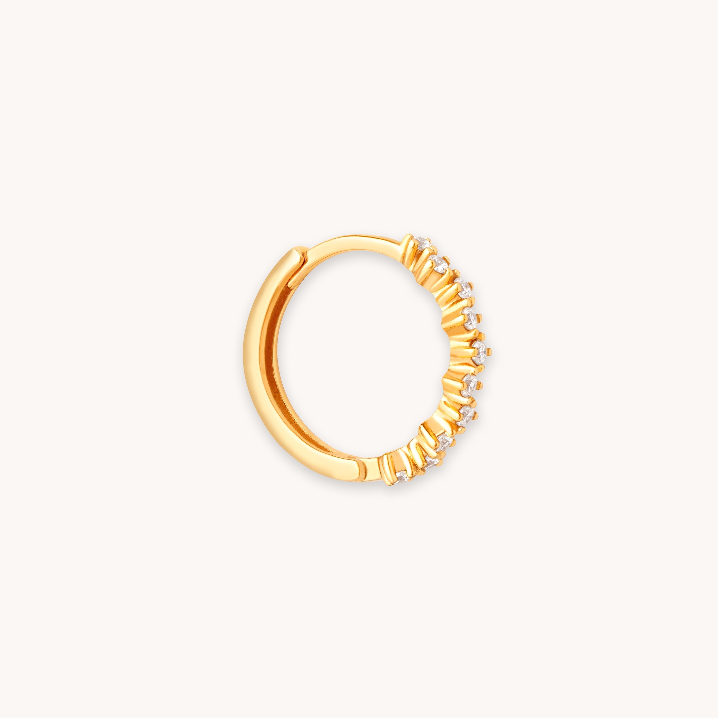 Cluster Hoop 11.5mm in Gold