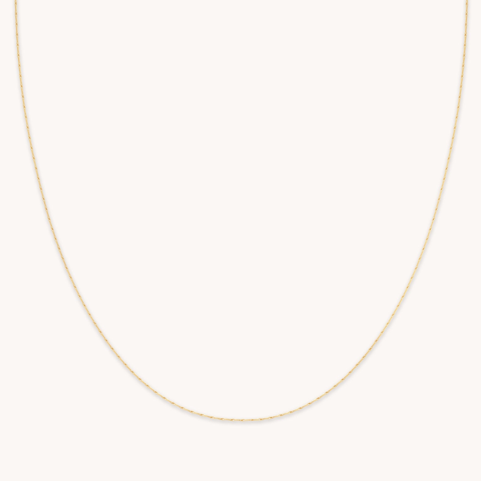 Gold Necklaces - Marylebone Chain Necklace in Solid Gold - - Astrid & Miyu