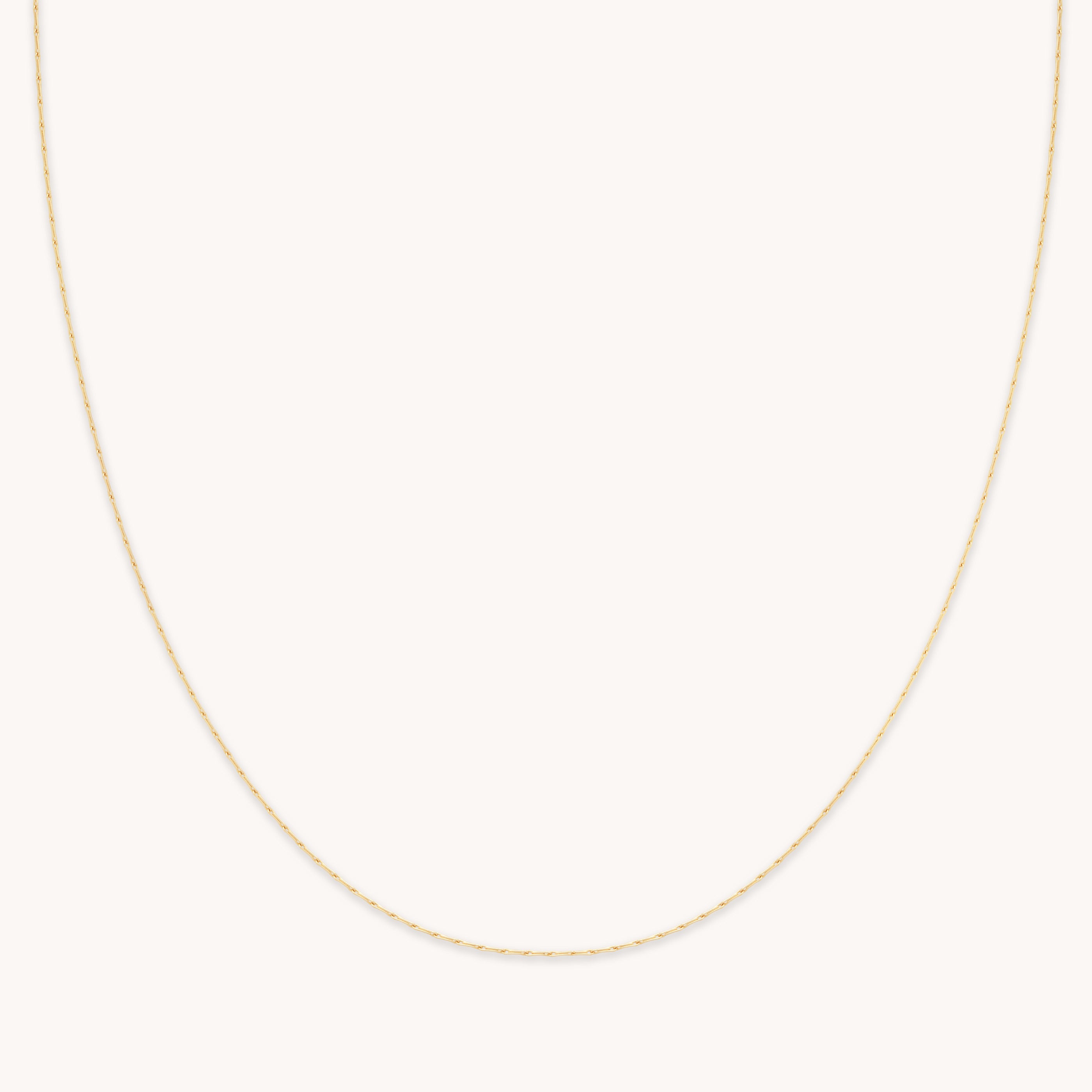 Gold Necklaces - Marylebone Chain Necklace in Solid Gold - - Astrid & Miyu