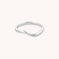 AM22-ENER-R-W-L-S 1489 × 1489px Wave Ring in Silver