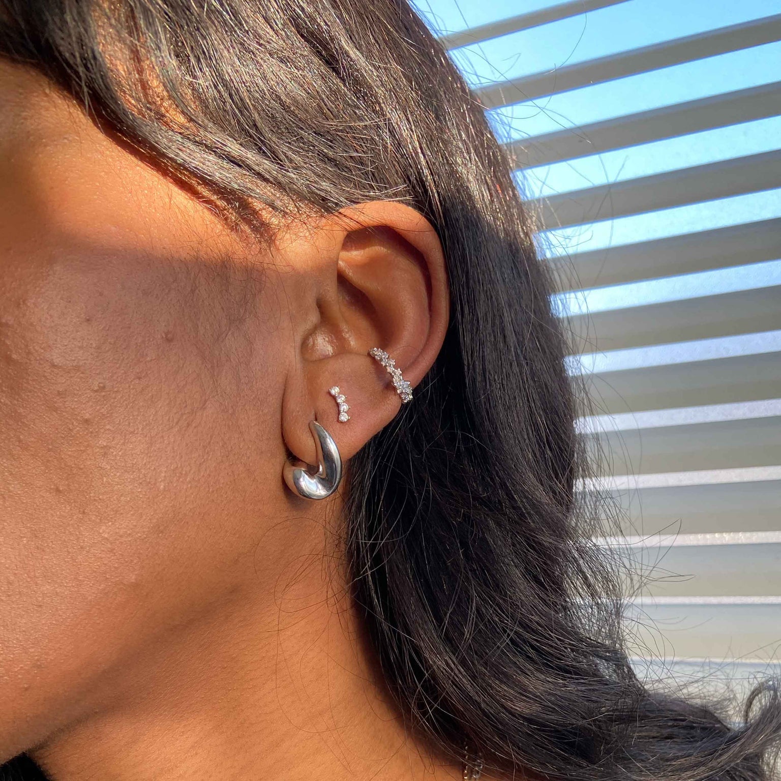 Mystic Dreams - Mystic Star Ear Cuff in Silver - Ear Cuffs - Astrid & Miyu