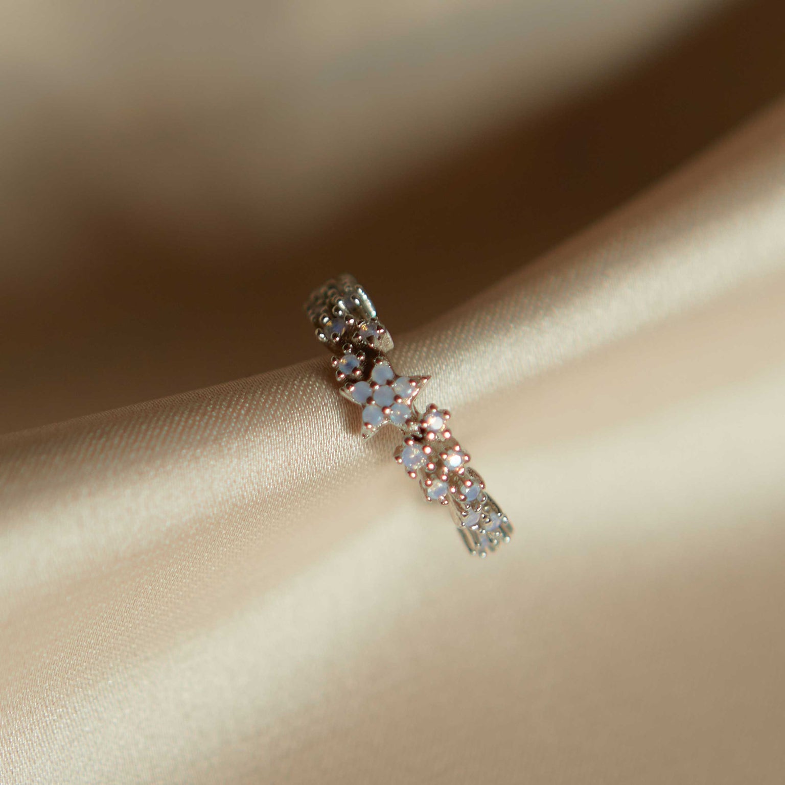 Mystic Dreams - Mystic Star Ear Cuff in Silver - Ear Cuffs - Astrid & Miyu