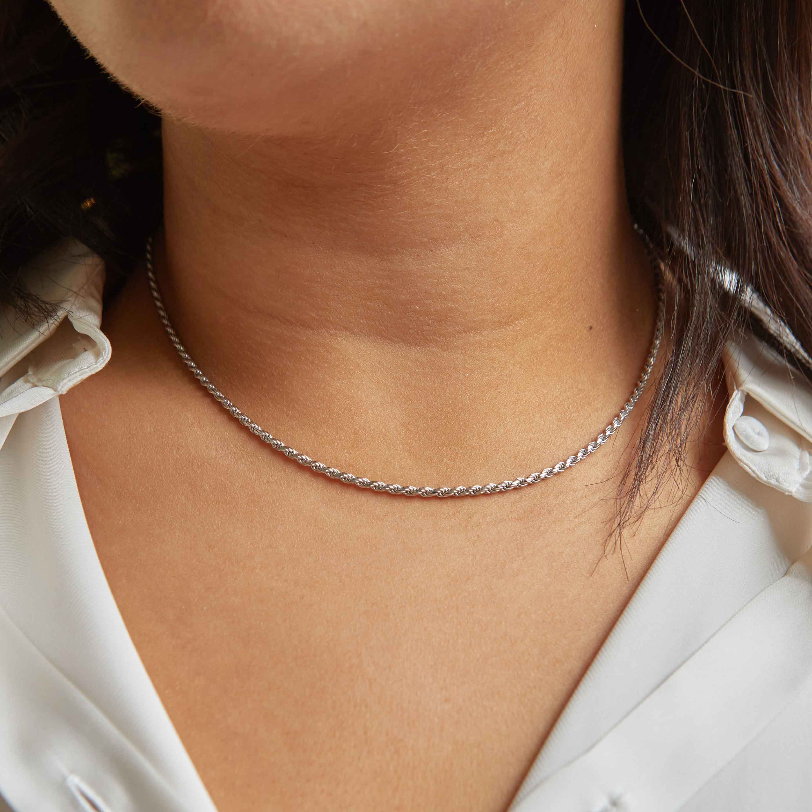 Core Collection SS23 - Rope Chain Necklace in Silver - Individual Chain - Astrid & Miyu