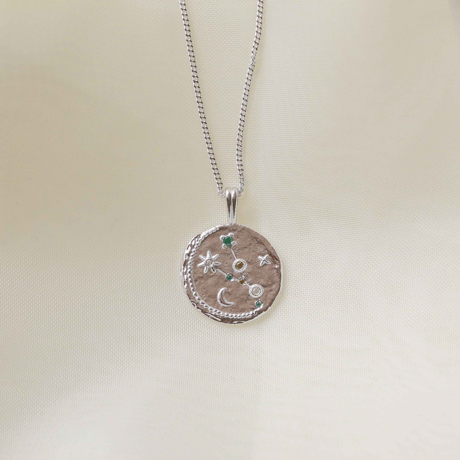 Core Collection SS23 - Taurus Zodiac Pendant Necklace in Silver - Zodiac Pendant - Astrid & Miyu