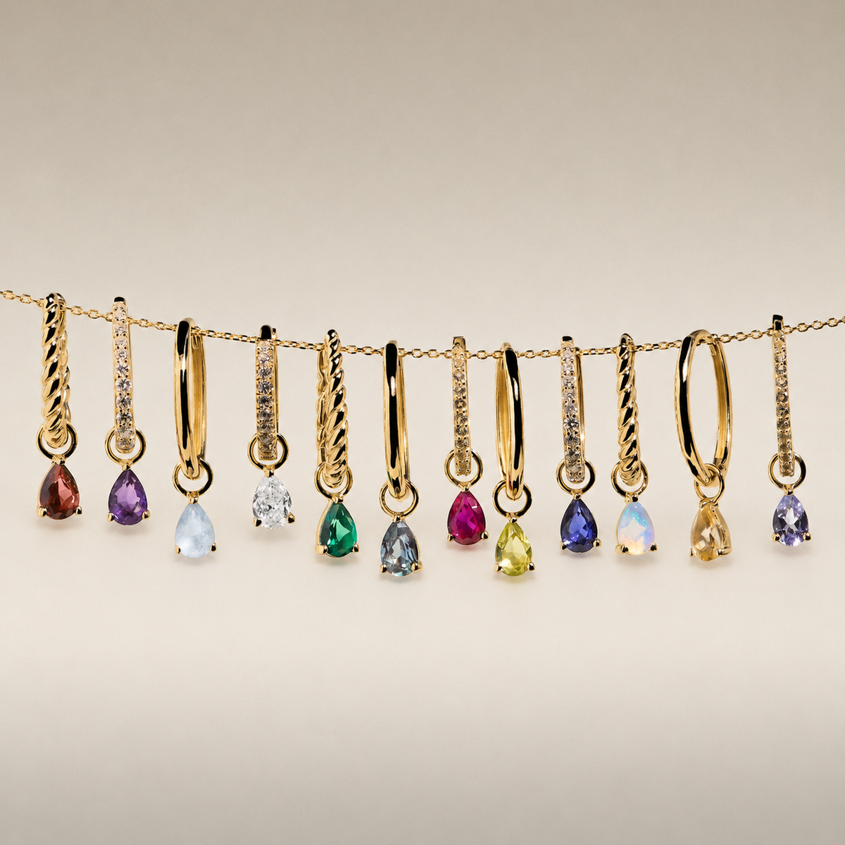 Birthstone Charms-Astrid &amp; Miyu