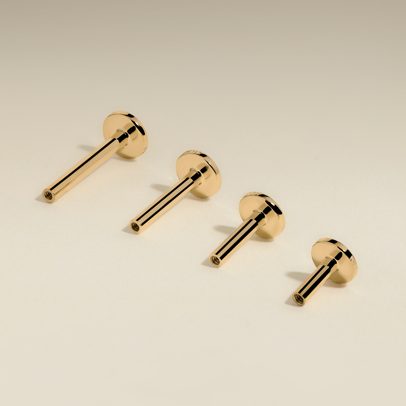 Flat Back Piercing Posts-Astrid &amp; Miyu