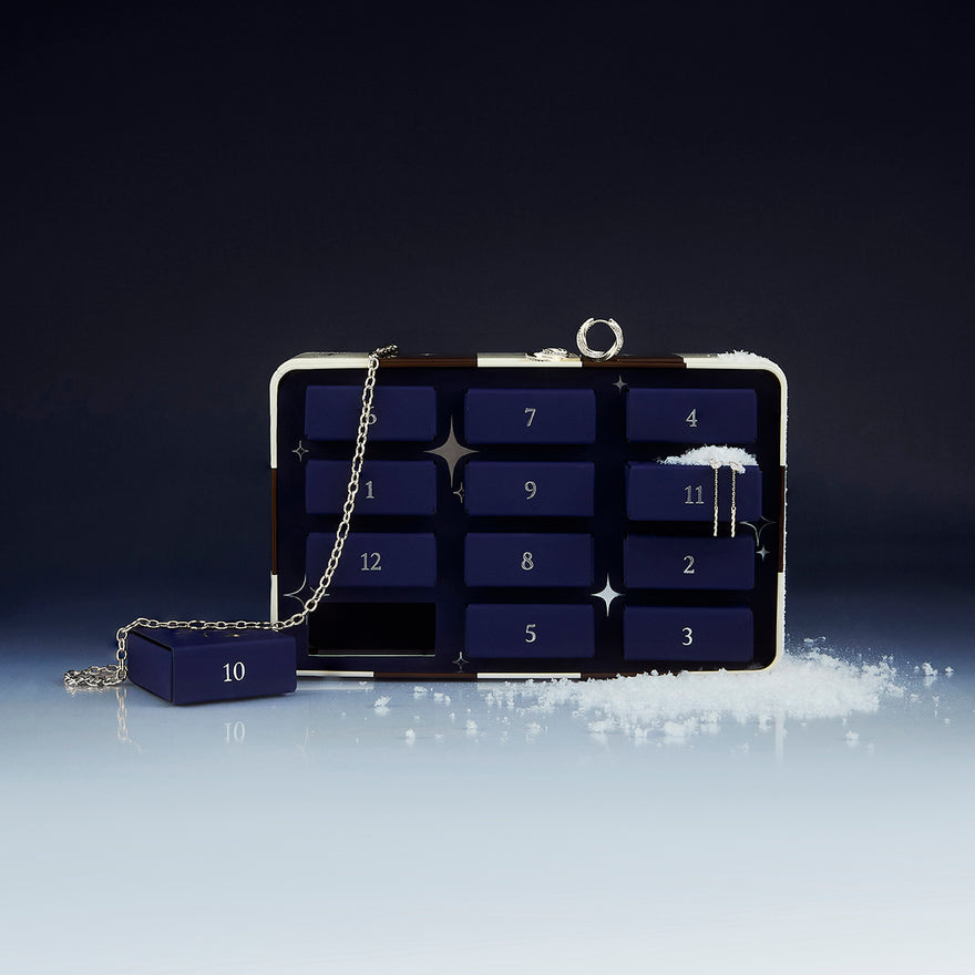 12 Day Advent Calendar in Silver-Astrid &amp; Miyu