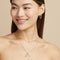 18k Gold Plated Jewellery - Heart Charm Necklace in Gold - Charm Necklaces - Astrid &amp; Miyu